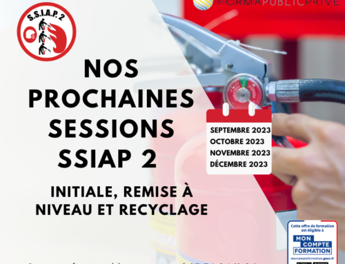 Nos prochaines sessions SSIAP 2 – De septembre à décembre 2023