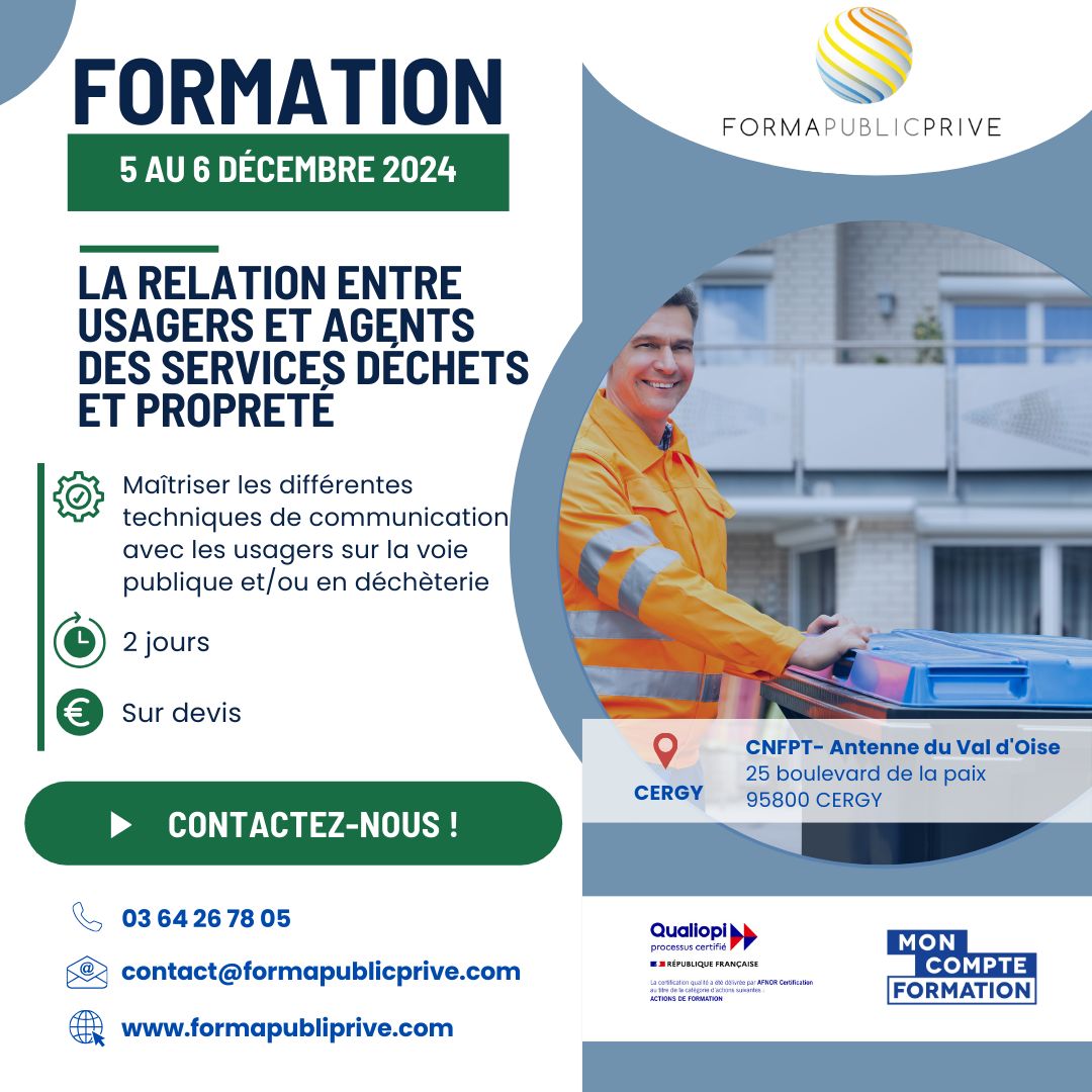 La relation entre usagers et agents des services déchets et propreté