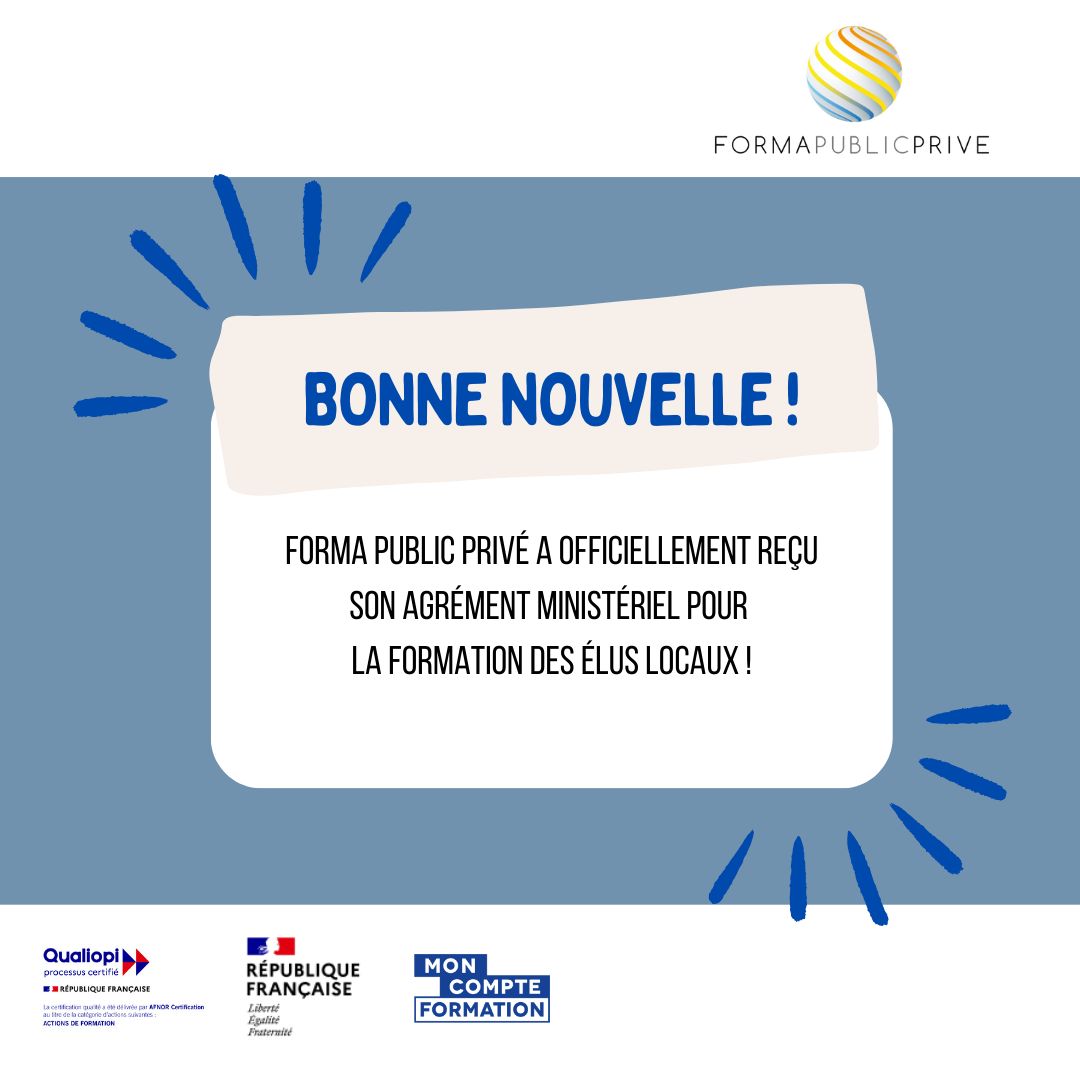 agrément ministériel pour la formation des élus locaux